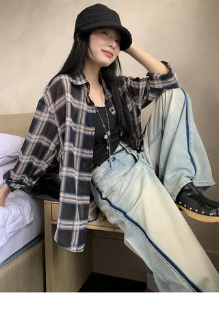 retro plaid shirt