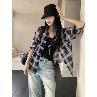 retro plaid shirt