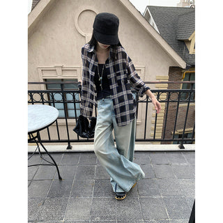 retro plaid shirt
