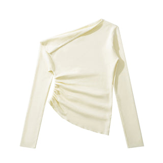 cold-shoulder sweater