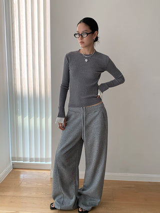 contrast bell sleeve