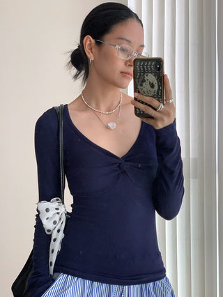 cross twist Top