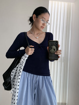 cross twist Top