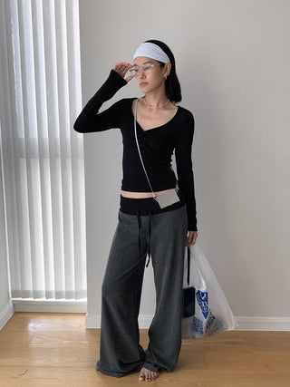 cross twist Top