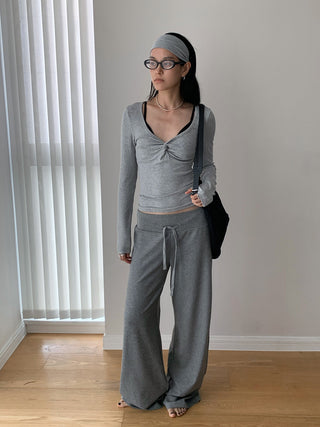 cross twist Top