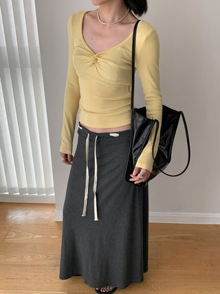 cross twist Top