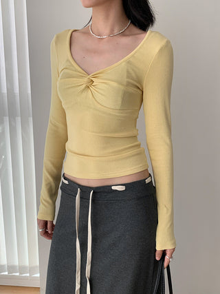 cross twist Top