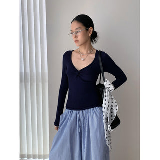 cross twist Top