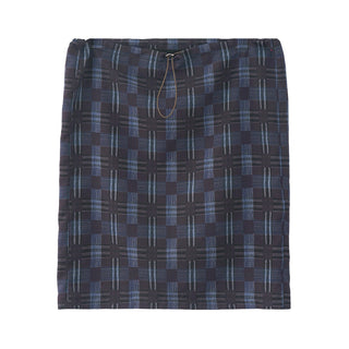plaid straight skirt
