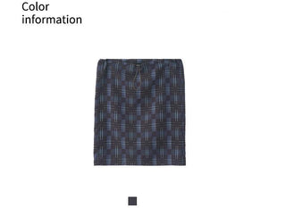 plaid straight skirt