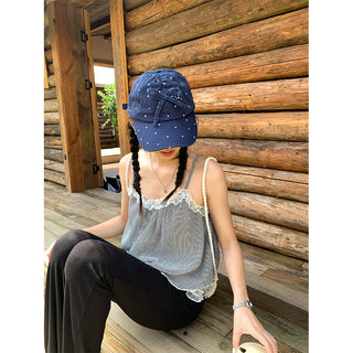 lace spaghetti vest