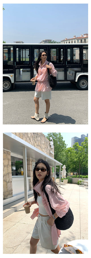 ruffled sun jacket