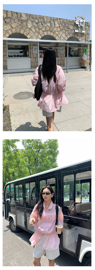 ruffled sun jacket