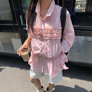 ruffled sun jacket
