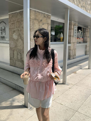 ruffled sun jacket