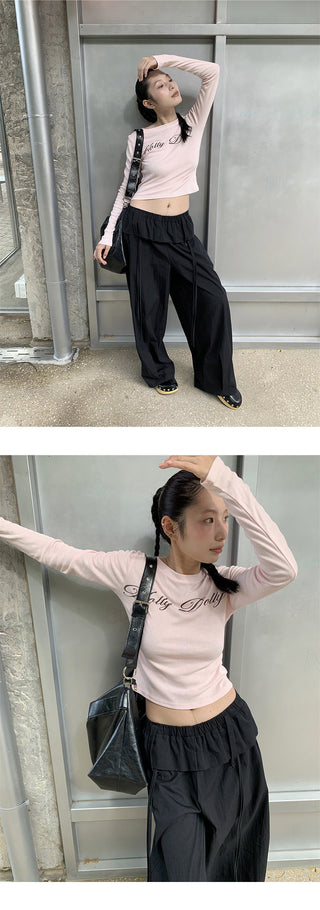 lace casual pants