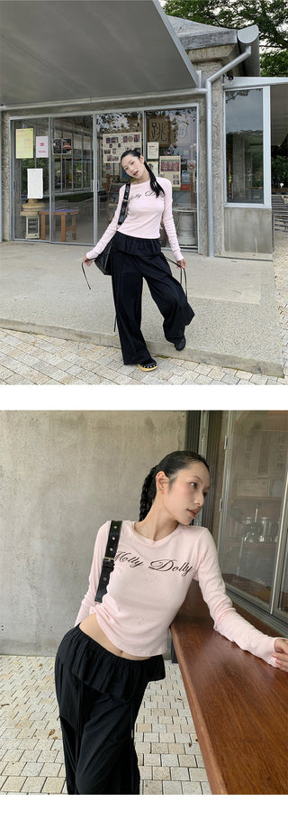 lace casual pants