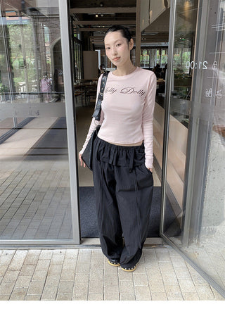 lace casual pants