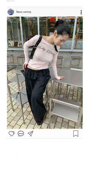 lace casual pants