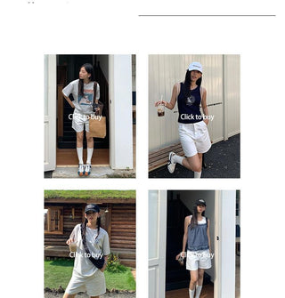 pleated denim shorts