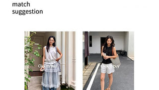 pleated sleeveless shirt