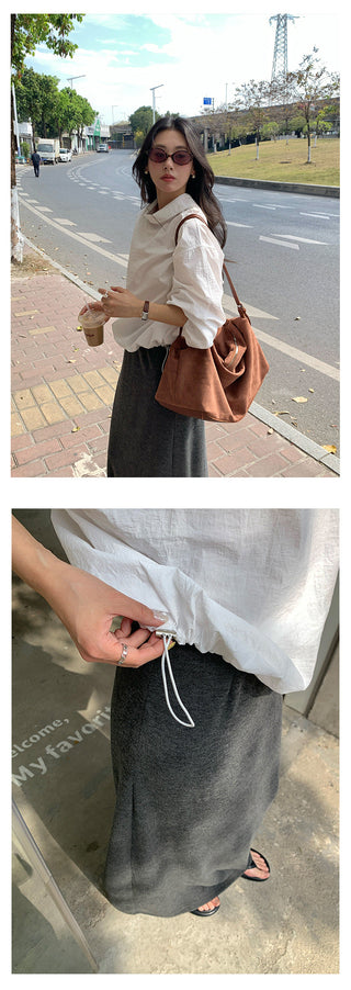 stand collar pullover