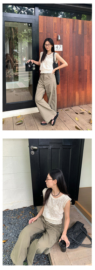 wide leg trousers