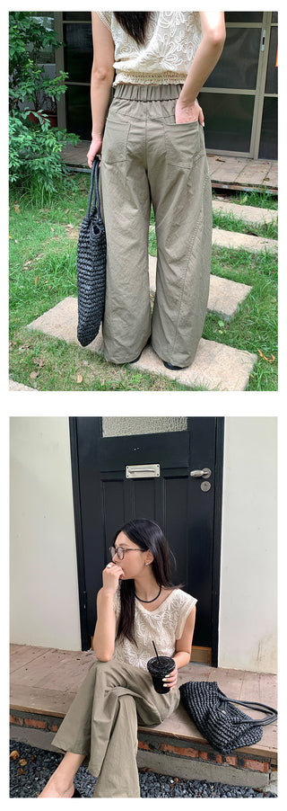 wide leg trousers