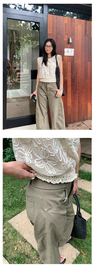 wide leg trousers