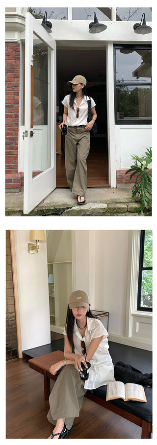 wide leg trousers