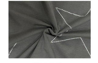 rhinestone pleated Top