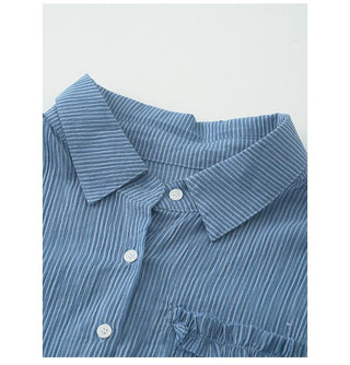 striped dress set