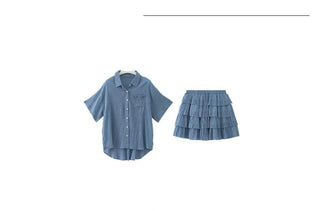 striped dress set