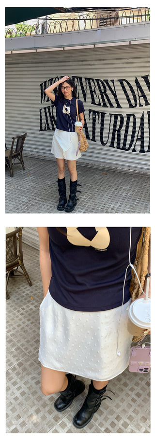 jacquard bandage skirt