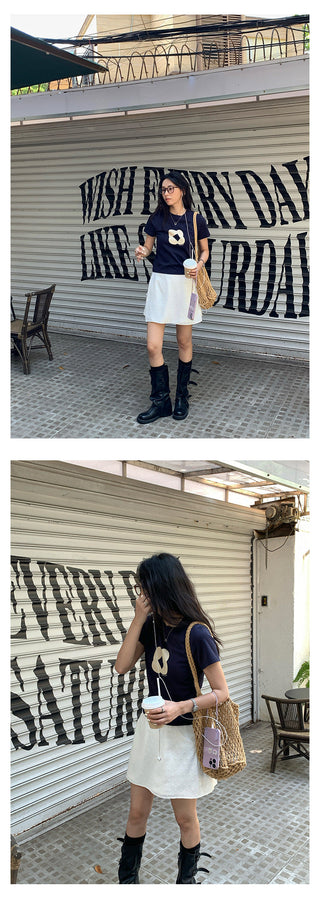 jacquard bandage skirt