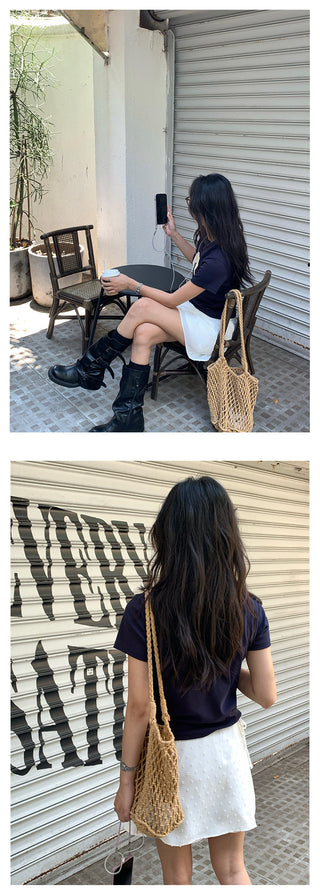 jacquard bandage skirt