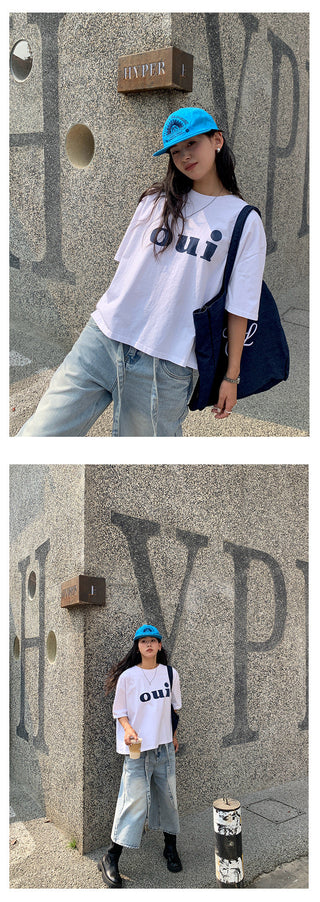 letter printed Top