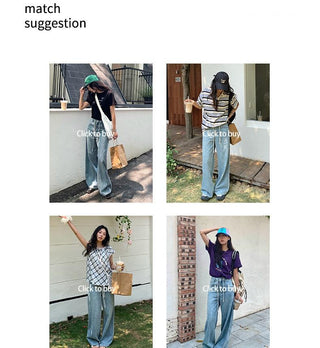 drawstring denim pants