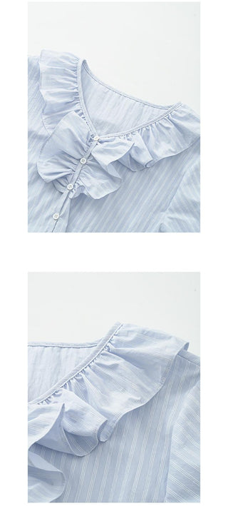 lace puff shirt