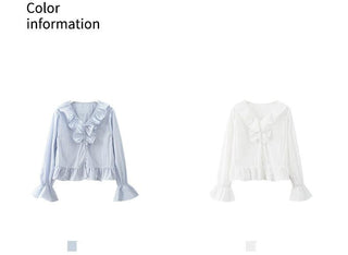 lace puff shirt