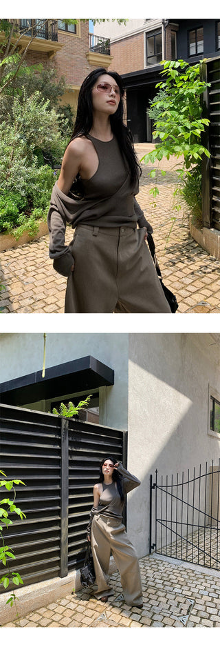 V-neck vest
