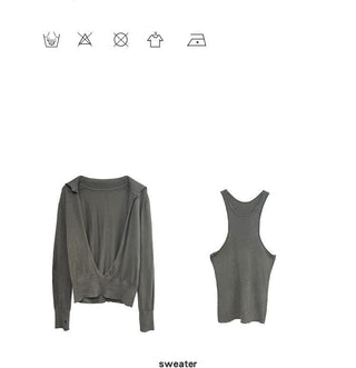 V-neck vest