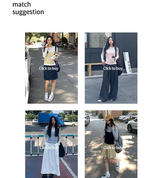 contrast vest set
