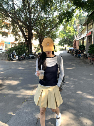 contrast vest set
