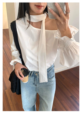 flare sleeve blouse