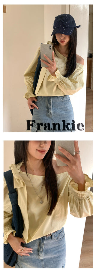 flare sleeve blouse