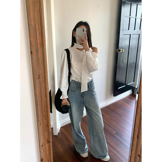 flare sleeve blouse