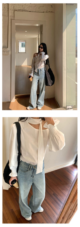 belt wide jeans