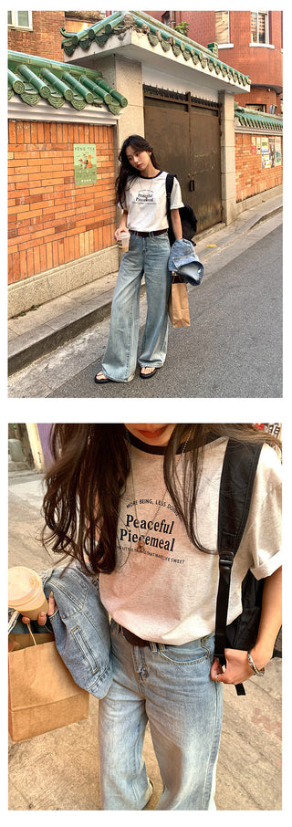 belt wide jeans