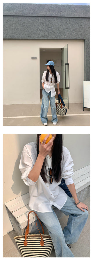 belt wide jeans